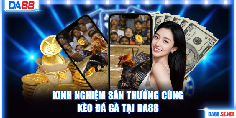 Kinh nghiệm săn thưởng cùng kèo đá gà tại DA88